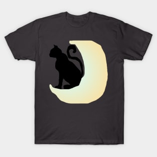 Cat on The Moon T-Shirt